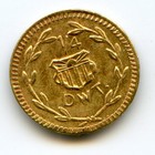 Hr7 1909 1 4 Dwt Alaska Gold Miner  Aype   California Gold   Amrq-1 Rare