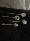 Vtg Lot 4 Assorted Silverplate Spoons  prestige  Community  Intl   England 