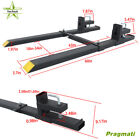 4000lbs W  Stabilizer Bar 60  Tractor Clamp On Pallet Forks Bucket Quick Attach