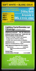 Soft White A19 Led 3 Way 40 60 100 Watt Replacement Light Bulbs Standard Base
