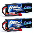 2x Zeee 7 4v 50c 5200mah 2s Lipo Battery Deans Hardcase For Rc Car Truck Truggy