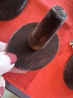 Vintage Finger Ring Displays Set Of  14 In Brown Velvet  rings Not Included  