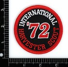 1972 International Harvester Scout Embroidered Patch Black red Iron-on Sew-on