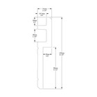 Outwater 6-1 8 face X 78 long  Primed White Polyurethane Foam Crown Moulding