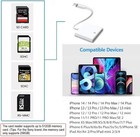 Apple Mfi Certified Lightning To Sd Card Camera Reader For Iphone Ipad  Memory