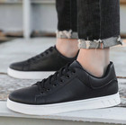 Men s Black White Casual Sneakers Fashion Comfortable Walking Shoes