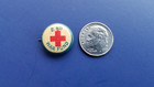 Original Antique Ww1 Red Cross 2nd War Fund Badge Button Pin Pinback Vintage