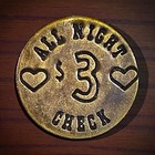 Old West Blair House Brothel Token Coin Silverton  Colorado Solid Brass