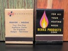 4 Vintage Matchbook Full Unstruck Front Strike Natural Gas Company Appliance Etc