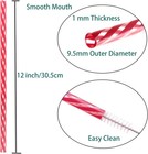 10 Pack Color Replacement Straws For Stanley 40 Oz Tumbler  12 Inch Reusable Str