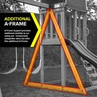Wooden Swing Set Outdoor Slide Kids Backyard Playground Playset Playhouse Aframe