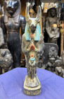 Rare Ancient Egyptian Antique Anubis Statue Large God Of Mummification Egypt Bc