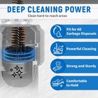 Garbage Disposal Cleaner Brush  Extra Long Handle For Deep 1 Pack  Black 