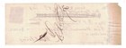 U s   corning  Ny  - Jan 9th  1865 Bank Check  geo  Washington Bank 