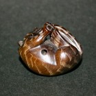 Era Netsuke Old Wood Tiger Sagemono