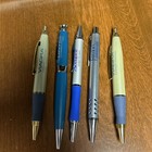 Rare Viagra Gold Blue Lipitor More  Drug Rep Pen Ballpoint Heavy Metal Lot Of 5