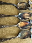 Charter Oak 14 Teaspoons   Soup Spoon 1906 Rogers Silverplate W monograms