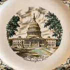 Vintage Washington Dc Souvenir Plate Salem China Co Imperial Service White House