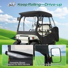 Drive -up 600d Rain Cover Golf Cart Enclosures For 4 Passenger Club Car Ds