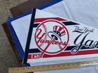 Vintage 1980 s Souvenir Felt Pennant Full Size New York Yankees Mlb Baseball