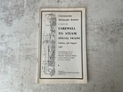 Sls Brochure  Farewell To Steam Special Trains  from Birmingham    04 08 68 -vgc
