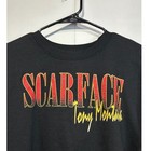 Scarface Tony Montana Sweatshirt Men s Size Large Graphic Print Black Crewneck