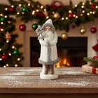 Primitive Christmas 12  Cream Glittered German Belsnickle Santa