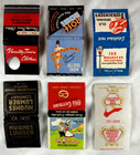 Vtg Feature Matchbooks Lot Of 6-full-unstruck