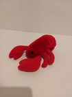 Vintage Russ Berrie Lobster Plush Crackles 6  Red Stuffed Crawdad Marine Nwt