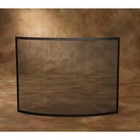 Home Impressions Black Curved Fireplace Screen Fs19 Home Impressions Fs19