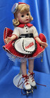 Coca Cola Madame Alexander Car Hop Doll W Stand 1923-1998 75th Anniversary