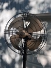 Vtg 1930s Ge General Electric Floor Pedestal Standing Fan Antique Parts Brass