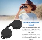 Rubber Binoculares Eyepiece Cover  From Rain  Dust And Scratches For 8x30    