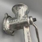 Vintage Maid Of Honor 4703-15 Table Mount Meat Grinder No 15 Red Handle
