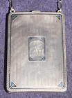 James E Blake Co  Sterling Silver Dance Purse Coin Cigarette Mirror Compact 5227