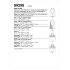 Simplicity One Size Sewing Pattern For Eco Friendly Tote Bags Crafting 4 Styles