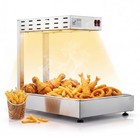 Commercial Infrared Food Warmer Lamp With Stainless Steel Base 10l Station