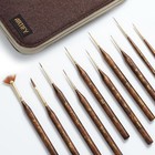 10 Pcs Miniature Detail Paint Brush Set Fine Tip Nylon Model Art Artify