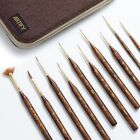 Artify 10pcs Extreme Detail Paint Brushes With A Handbag Or Fine Detailing