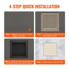Square Shower Niche Ready For Tile 16 X 16  Single Recessed Preformed Waterproof