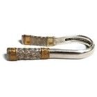 Wallace Golden Aegean Weave Sterling Silver Napkin Clip  2 1 4  Long