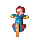 Ronald Mcdonald Happy Meal Tricycle Bike Toy Fast Food Restaurant Collectable
