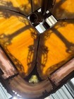 Rare Antique Miller Art Nouveau Floral Asian Slag Glass Bent Lamp Tripple Colors