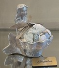 White Lustre Mermaid Potpourri Seashell Soap Dish Coastal Nautical Beach Decor