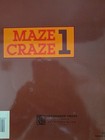 Vintage 1971 Maze Craze 1 Activity Puzzle Book Troubador Press Unused