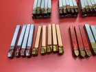 Lot Of 85 Iscar Carbide Tip 1 4  Lathe Tool Bits   nos  South Bend