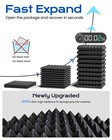 Sonicism 12 Pack Sound Proof Foam Panels 2 Inch 12 Self-adhesive  Black