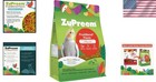 Natural Fruitblend Bird Food - 10 Lb For Happy  Thriving Cockatiels   Conures