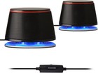 Sw102 Computer Speakers  5wx2  Deep Bass In Small Body  Stereo 2 0 Usb Powere   