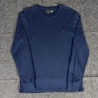 Polo Ralph Lauren Long Sleeve T Shirt Men   s Size M Blue Custom Slim Fit Nwot